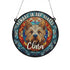 Cairn Terrier Memorial Stained Glass Effect Suncatcher